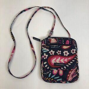 Vera Bradley‎ Crossbody Bag Floral Paisley Print Lightweight Travel Purse